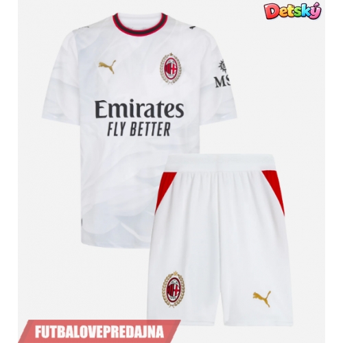 Lacne Dětský Futbalové dres AC Milan Goncalo Ramos #9 2026-27 Krátky Rukáv - Preč (+ trenírky)